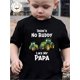 thumbnail image 1 of Boys' "THERE'S NO BUDDY LIKE MY PAPA" Tractor Print Short-sleeved T-shirt, Pure Cotton, Soft, Comfortable And Breathable, Children'S Spring And Summer Outdoor Sports Casual Tops, 1 of 6