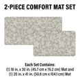 thumbnail image 3 of Apache Mills Cushion Comfort Dots Botanical Kitchen Anti-Fatigue Mat, 18" x 30" & 20" x 41", 2 pack, 3 of 16