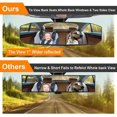 thumbnail image 2 of Espejo retrovisor de 12 x 3,6 pulgadas, el espejo retrovisor panorámico gran angular más grande del mercado, espejo retrovisor convexo con clip interior universal, alargado y ensanchado, sin punto, 2 of 5