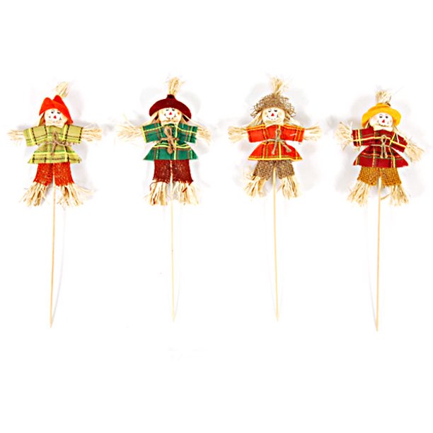 Scarecrow on a Stick 14", 72 Count