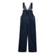 thumbnail image 2 of Mujeres Suspender Jeans Pantalones anchos de pierna ancha Pantalones de pierna recta, azul oscuro, L AweSitey AP001488-07B, 2 of 7