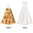 thumbnail image 2 of Sikiie Autumn Gnomes Hand Towel with Loop Hanging Towel Absorbent Tie Towels for Kitchen Tea Bar Bathroom Decor, 2 of 7