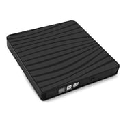 External DVD Drive,USB 3.0 Type-C CD DVD +/-RW Optical Drive USB C Burner Slim CD/DVD ROM Rewriter Writer Reader Portable for PC Laptop Desktop MacBook Mac Windows 7/8.1/10 Linux