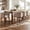 Walnut Finish, variant on Christopher Knight Home Barrel Back Counter Height Stools with Beige Upholstery, Natural, Set of 2