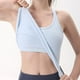 thumbnail image 2 of Chaleco corto con almohadilla para el pecho para correr, fitness, ropa clásica de yoga, transpirable, de secado rápido, para mujer, 2 of 6