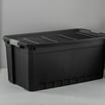 thumbnail image 5 of Sterilite 50 Gal Rugged Industrial Stackable Storage Tote with Lid, 9 Pack, 5 of 10