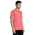 thumbnail image 3 of Hanes Men's 3 Pack Authentic 6 Oz Cotton Crewneck Charisma Coral T-Shirt, Size M, 3 of 3