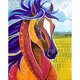thumbnail image 1 of Cuadros Decorativos Caballo de campo Diamante de imitación Dibujo 5D DIY Taladro redondo en forma completa Pintura de diamante Wdftyju embutido en tela, 1 of 9
