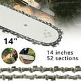 thumbnail image 3 of EZLIFE 14" Chainsaw Saw Chain Blade 3/8 52 Drive Links for Z0Q H N0A2, 3 of 9
