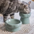 thumbnail image 6 of BToBackyard Ceramic Cat Bowl Raised Cat Bowls Elevated Cat Food Bowls Water Bowl with Stand Ceramic Cat Feeding Bowls Pet Food & Water Bowls, 6 of 14