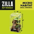 thumbnail image 5 of Zilla Micro Habitat Reptile Terrariums with Locking Latch Arboreal, Small Acrylic, 5 of 13