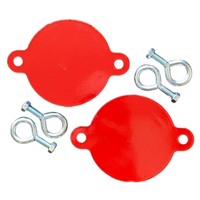 Set de tapas de conexión para bomberos RepelFire, aluminio, color rojo