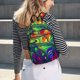 thumbnail image 5 of Easygdp Pride Rainbow Mochila de Lona Resistente para Laptop, Compatible con Laptops de 15 a 17 pulgadas, Ideal para Escuela, Trabajo y Viajes-Medium, 5 of 5