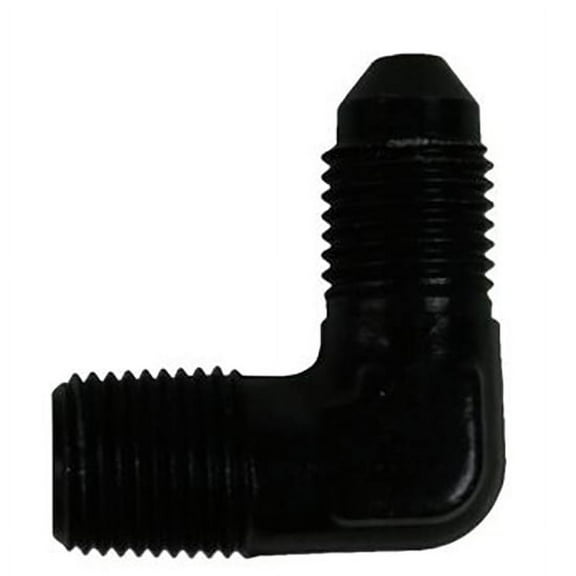 Afco 6680005 Aluminum 90 Degree Brake Fitting, 1/8 In. NPT Male, -3 AN