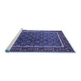 thumbnail image 2 of Ahgly Company Machine Washable Indoor Rectangle Oriental Blue Industrial Area Rugs, 2' x 3', 2 of 4