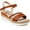 Brown, variant on Braided Boho Sandals Wedges for Women Adjustable Ankle Strap Comfort Open Toe Sandals with Platform - Espadrille Wedge Sandals for Summer Beach Casual