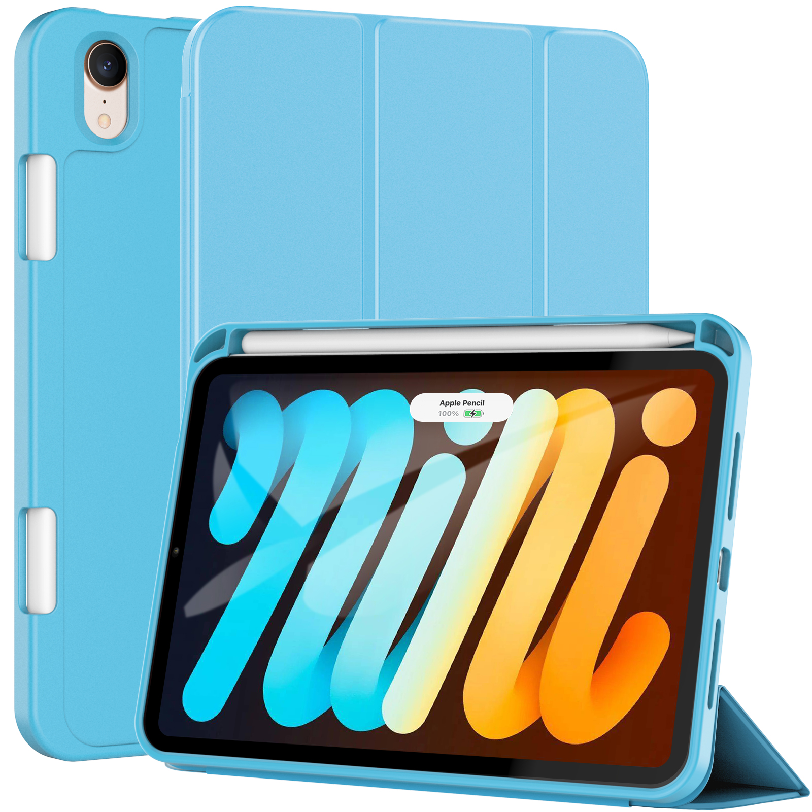 JETech Case for iPad Mini 6 (8.3Inch 2021 Model) with Pencil Holder