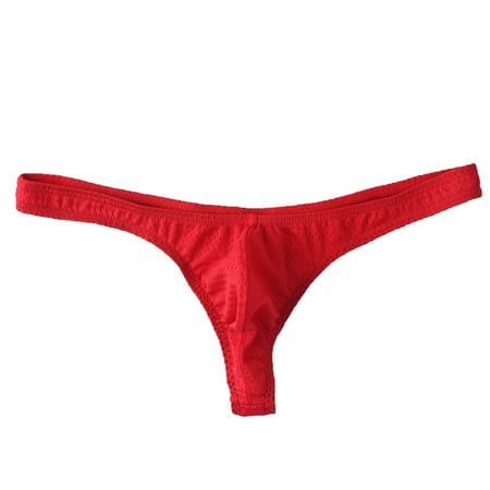 

Meitianfacai Deals Clearance Mens Underwear Men s Fashion Low Waist Silk Mesh Breathable Thong Underpanties Clearance