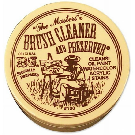 General Pencil 386536 The Masters Brush Cleaner & Preserver-1 Ounce