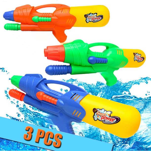 Kimiangel Water Blaster 3 Pack Value Set, Super Soaker Toy for Boys