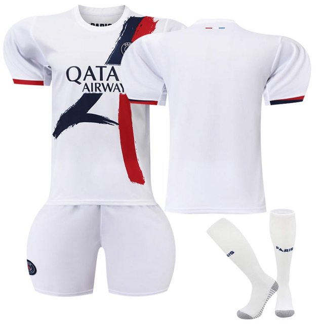 2425 Paris Away Soccer Uniform #No Number Children Adult Copy Player Name Sports Jersey -24