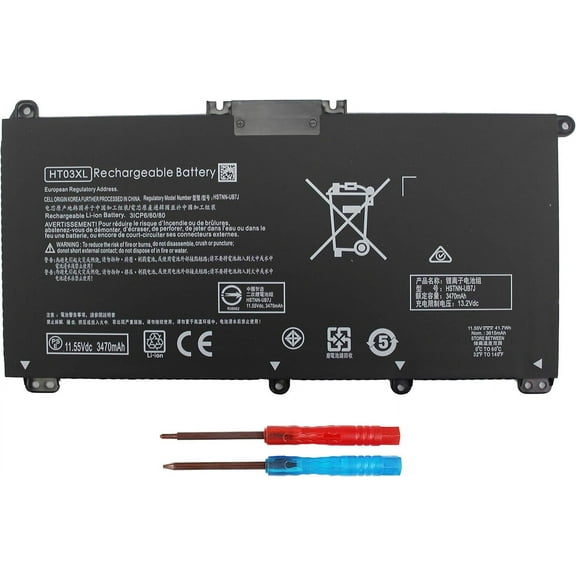 HT03XL Laptop Battery Compatible with HP Pavilion 14-CE 14-CF 14-cm 14-CK 14-DF 14-MA 15-DA 14Q-CS 15-CS 15-CW 15-DA