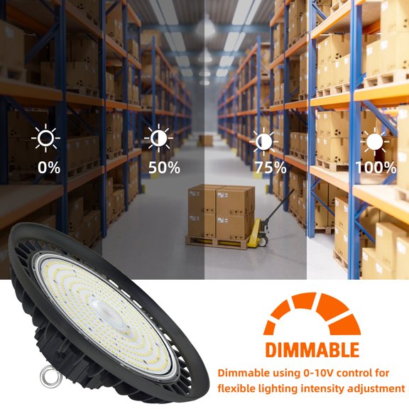 Warehouse 150Watt LED UFO High Bay Lights Factory Shop Gym Light Lamp 18000Lumens