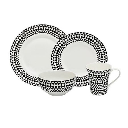 UPC 727870000052 product image for 222 Fifth Mandisa 16 Piece Dinnerware Set, Service for 4 | upcitemdb.com