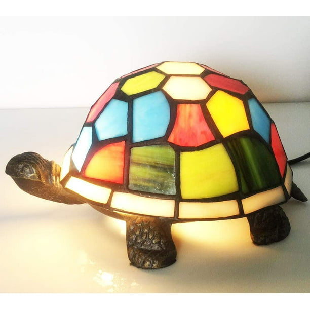 Tiffany Turtle lamp Stained Glass Turtle Night Light Tiffany lamp