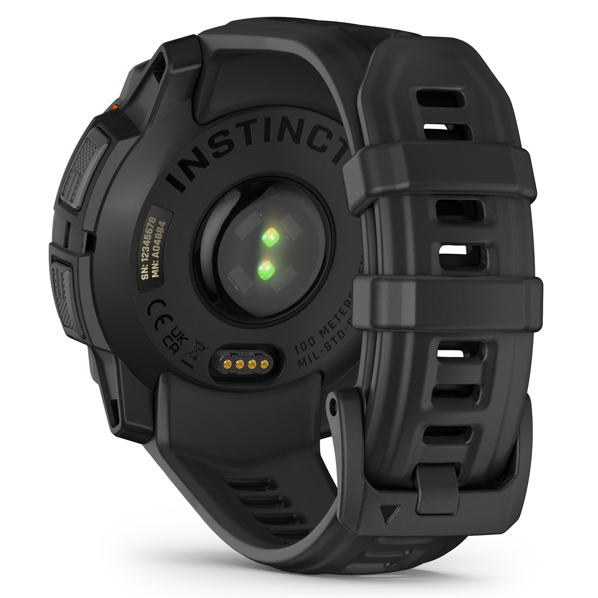 Garmin Instinct 3 Solar 45mm (Black) Rugged Outdoor GPS Smartwatch Bundle with PlayBetter Portable Charger & HD Screen Protectors