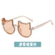 thumbnail image 1 of Gafas de sol con forma de gato para niños, lentes de sol con montura de gafas de sol con lazo rosa, moda para chicas y niños, gafas UV400 para bebés 2023, 1 of 4
