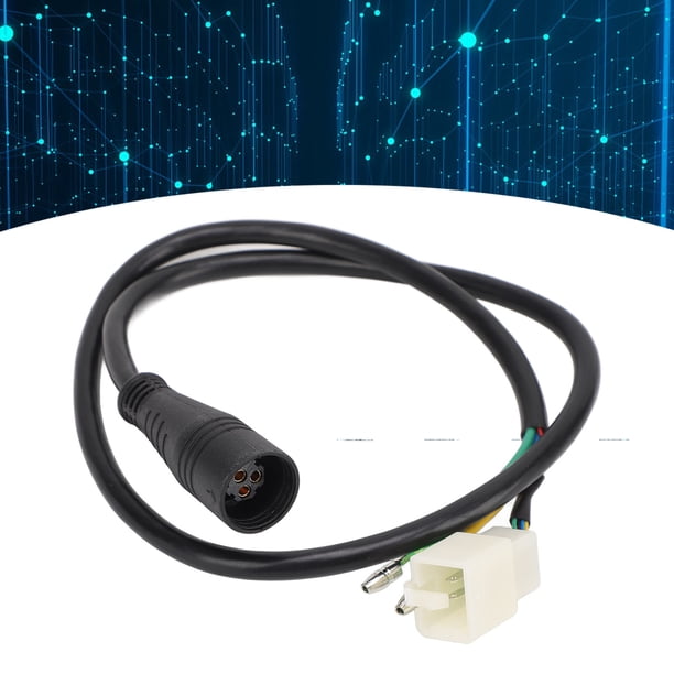 Cable de Adaptador de Motor de Bicicleta Eléctrica, Cable de Motor de Bicicleta Femenino Resistente a la Clima Resistente A la Inmperie de 9 Pines Para Motores de 500W