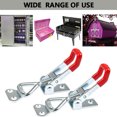 thumbnail image 2 of Latch Clamp Adjustable Pull Latch Cabinet Door Box Metal Toggle Lock Clamp with 100Kg Tightening Force, 2 of 8