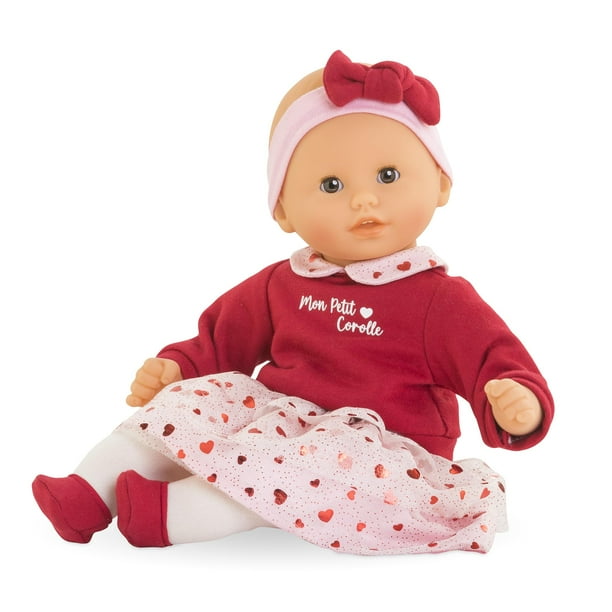 Muñeca Corolle My First Baby Calin Margaux con pétalos de corazón, 30 cm