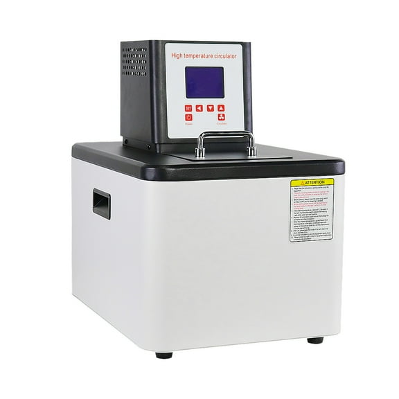 Hnzxib Laboratory High-Temperature Circulating Oil Bath Lab Constant Temperature Heating Tank Up to 300℃/572℉ For Glass Reactor,110V (6L)