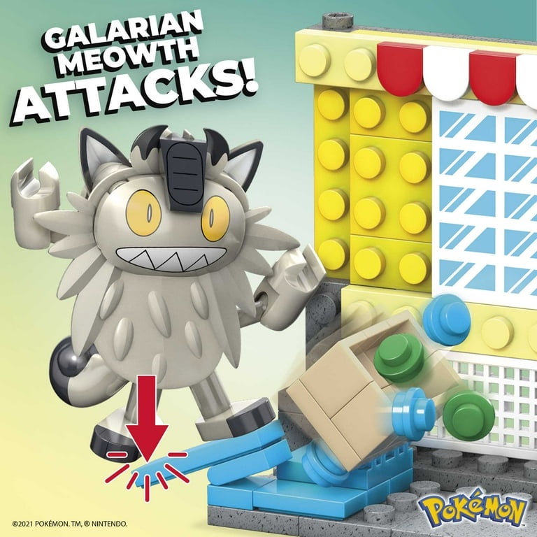 Mega Construx Pokémon Toxel Vs. Galarian Meowth Building Set