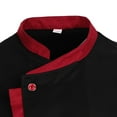 thumbnail image 6 of Chef Jacket Coat Short Sleeves Shirt Food Service Kitchen Uniform for Men Women, 6 of 7