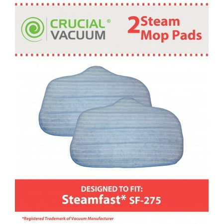 Mhp Part - 2 Steamfast Washable Microfiber Mop Pads, Part # A275-020