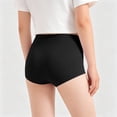 thumbnail image 3 of zbxnLI Cotton Underwear for Womens Seamless Midi Waist Boxer Briefs Comfy Breathable Stretchy Ladies Boyshorts, 3 of 6