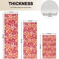 thumbnail image 4 of Pioneer Flower Floral Print Pattern Kitchen Rugs Sets Of 3,Kitchen Runner Rugs Non Skid Washable,Decorative Kitchen Floor Mats for Kitchen,Sink,Laundry,17"x30"+ 17"x47" + 17"x59", 4 of 6