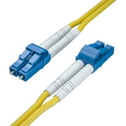 OS2 LC to LC Fiber Patch Cable - 10Gb Singlemode Jumper Duplex 9/125 LSZH Fiber Optic Cord for SMF SFP Transceiver, Computer Fiber Networks and Fiber Test Equipment, 1-Meter(3.3ft)