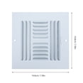 thumbnail image 2 of BESTYASH Rejilla Metálica Para Mejora De De Aire En Espacios Interiores, 2 of 7
