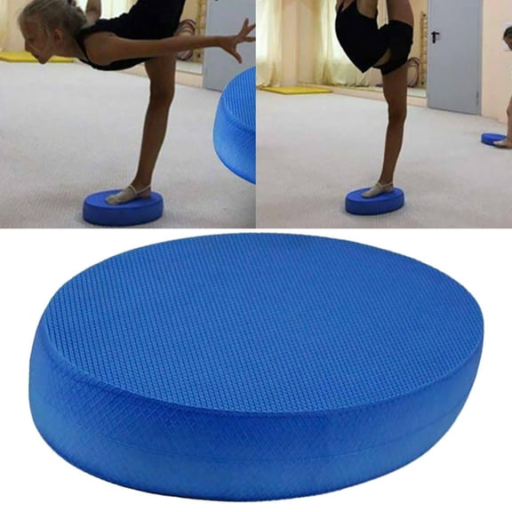Cheers.US Balance Foam Pad TPE Non-Slip Mat for Fitness & Balance Exercises,Yoga, Physical Therapy, Knee Cushion High Rebound Anti-skid Oval Cushion Dance Pad