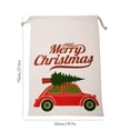 thumbnail image 3 of kurtrusly Christmas Santa Elk Christmas Tree Sack Bag for Gifts Santa Sack with Drawstrings, 3 of 7