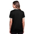 thumbnail image 2 of Devon & Jones Ladies' V-Neck Polo 3XL Black/White, 2 of 3