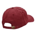 thumbnail image 4 of The Dolphin Embroidered Pigment Dyed Wash Caps - Wine OSFM, 4 of 5