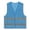 Light Blue, variant on Xdegoge Kids High Visibility Reflective Safety Vest Tween Front Closure Breathable Mesh Outdoor Cycling Walking Running Construction Role Play