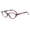 Red, variant on Women Classic Purple Cat Eye Reading Glasses HD Spring Hinge Presbyopia Glasses Ladies Plastic Readers +1.50 with Pouch
