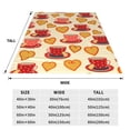 thumbnail image 3 of Vsdgher Cups of Tea Ultra-Soft Micro flannel Blanket Throw Blankets for Couch Sofa, Bed (4 sizes)-60"x50", 3 of 7