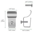 thumbnail image 7 of strola Toys Vinyl Siding Hooks No Drill, 304 Stainless Steel Heavy Duty Siding Mount Clips, Damage-Free Hanger for Outdoor Camera, Christmas Lights, Wreath & String Lights (1 Hook), 7 of 7